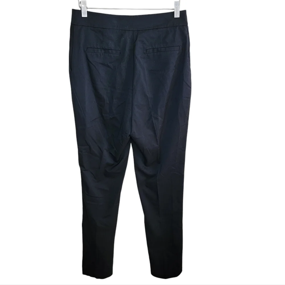 Prologue | Classic Black Dress Pants Slacks with Front Slit Seam Size 8